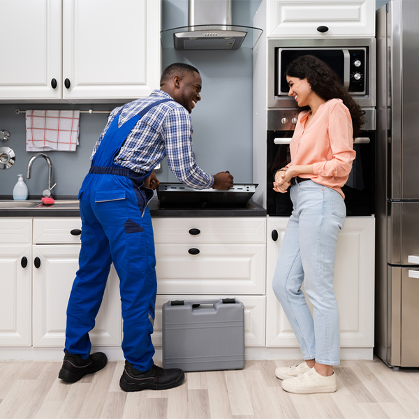 can you provide an estimate for cooktop repair before beginning any work in Woolwich